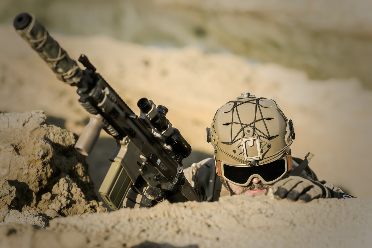 Army gun.